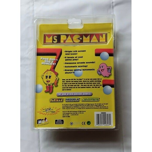 Ms Pacman Electronic Handheld Arcade Game MGA Brand New Factory Sealed - Picture 5 of 7